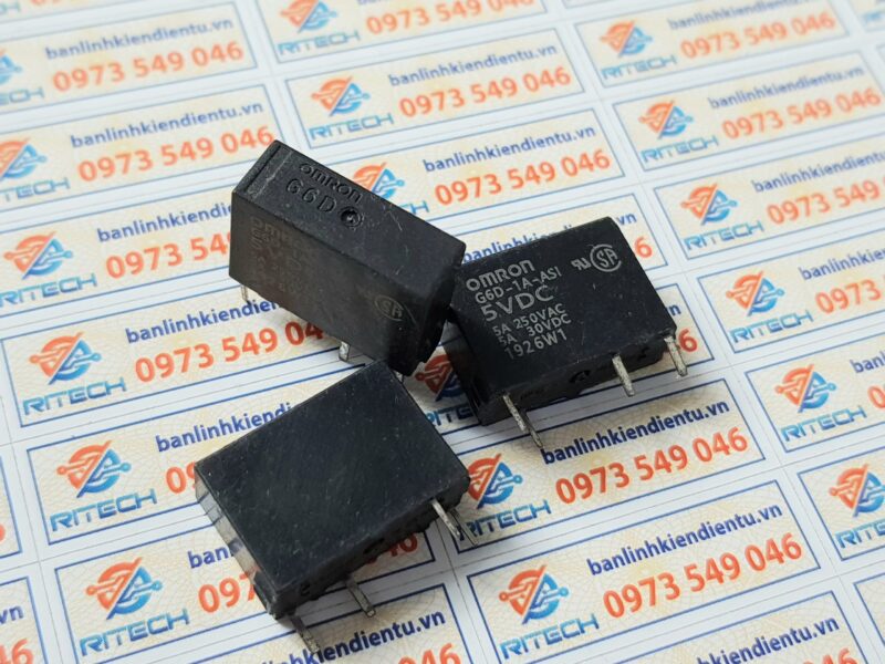 G6D-1A-ASI, G6D-1A-ASI-5VDC Relay 5A/5VDC