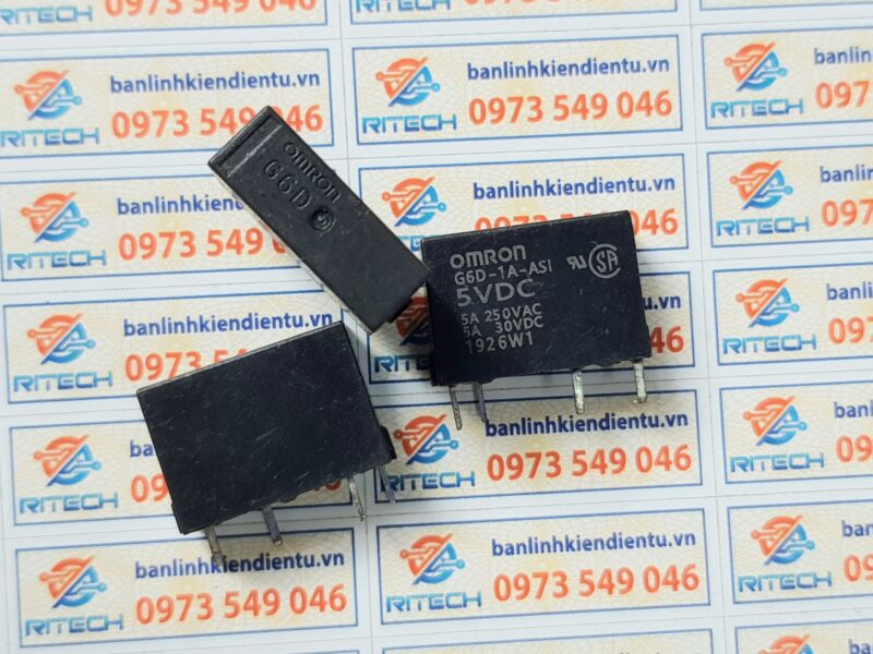 Alternative view of G6D-1A-ASI, G6D-1A-ASI-5VDC Relay 5A/5VDC