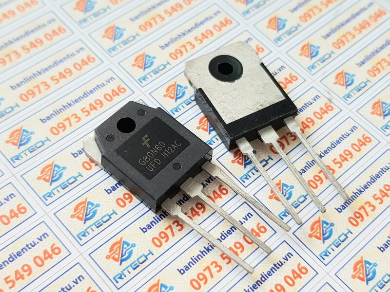 G80N60UFD, G80N60, SGH80N60UFD IGBT 80A 600V TO-3P
