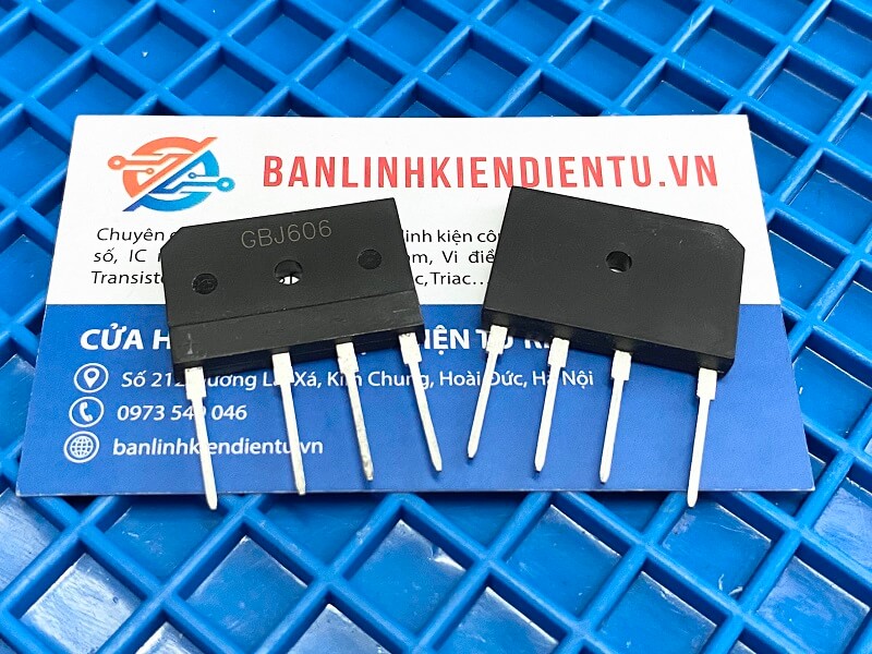GBJ606 Diode Cầu 6A 600V