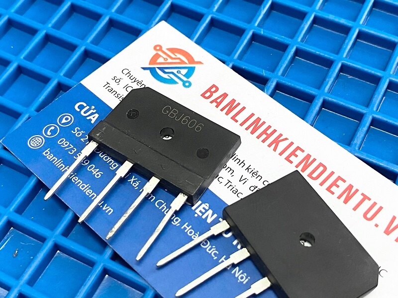 Alternative view of GBJ606 Diode Cầu 6A 600V