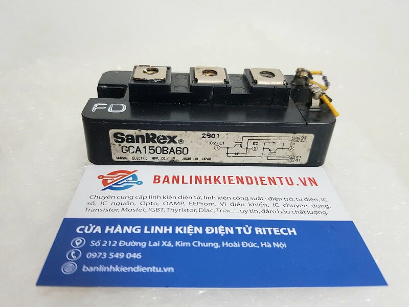 GCA150BA60 Module IGBT 150A/600V (Tháo máy)