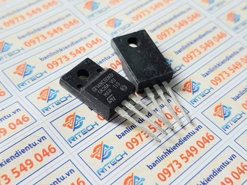 GF14NC60KD, STGF14NC60KD IGBT N-Channel 14A - 600V TO-220F
