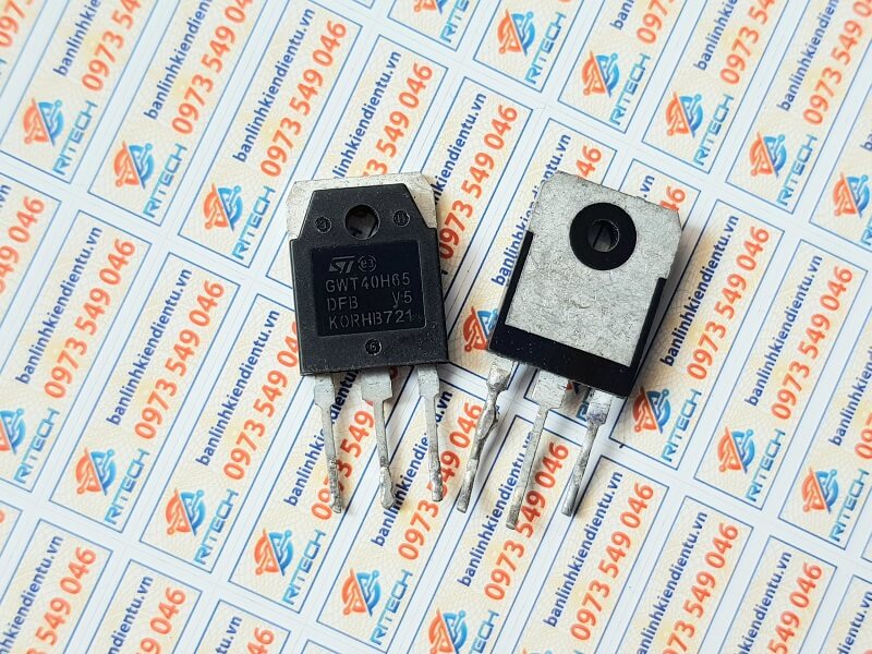 Alternative view of GWT40H65DFB GWT40H65FB IGBT 40A 650V TO-247 (tháo máy)