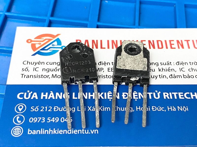 Alternative view of Sò bếp từ H20R1203 IGBT 20A/1200V tháo máy zin