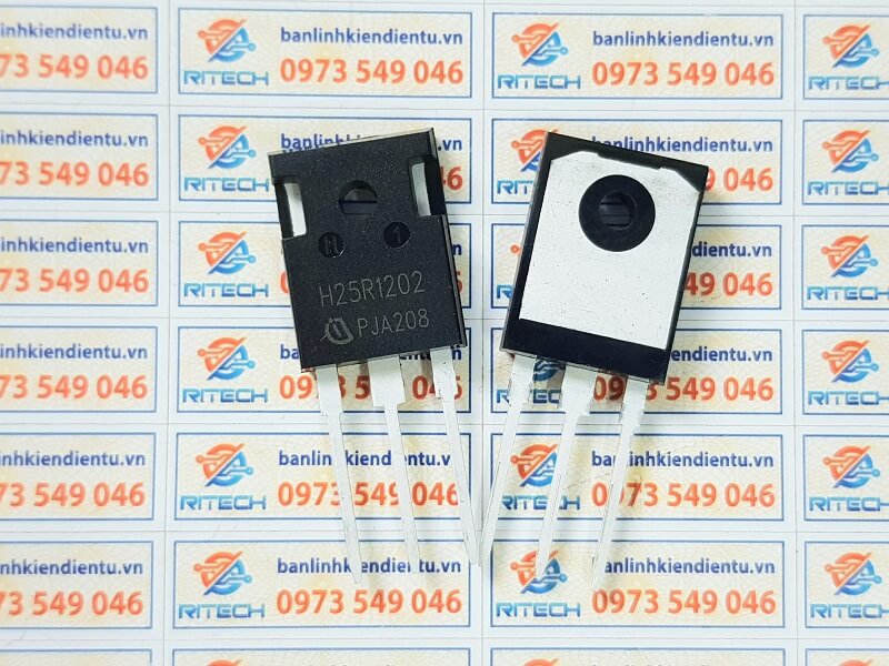 Alternative view of H25R1202 IGBT 25A 1200V TO-3P