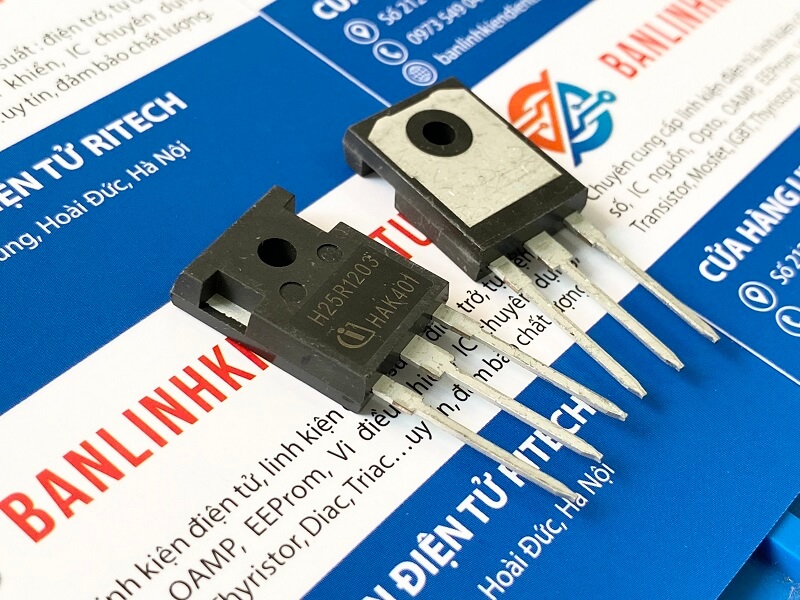 Alternative view of H25R1203 IGBT 25A 1200V TO-247