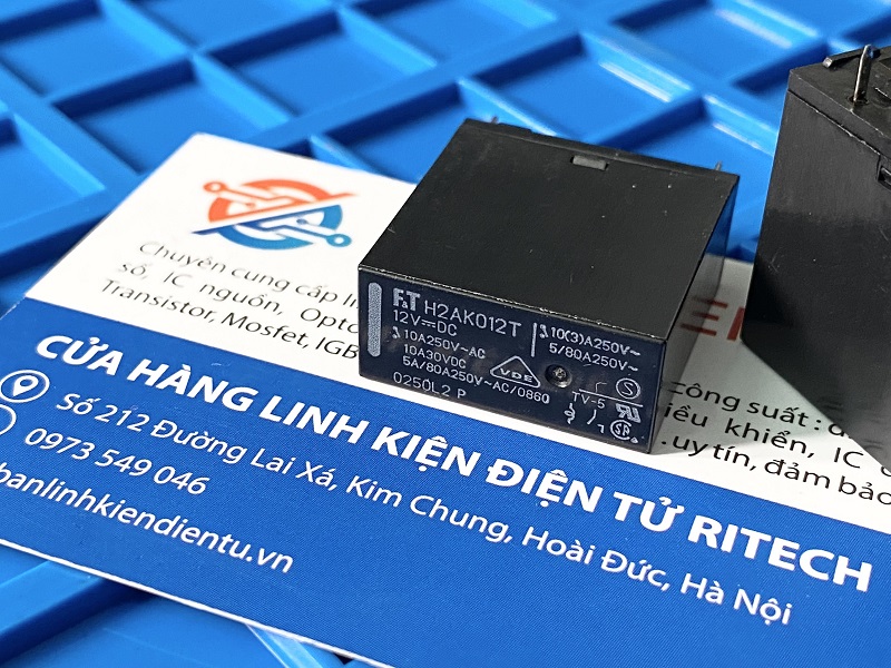 Alternative view of H2AK012T, FTR-H2AK012T Relay 12VDC 10A