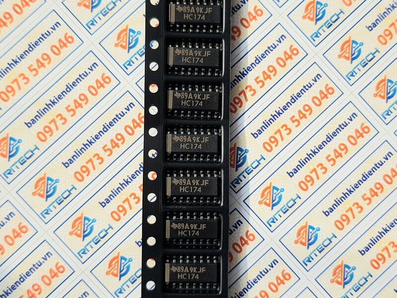 Alternative view of HC174, 74HC174, 74HC174D IC chuyên dụng SOP-16