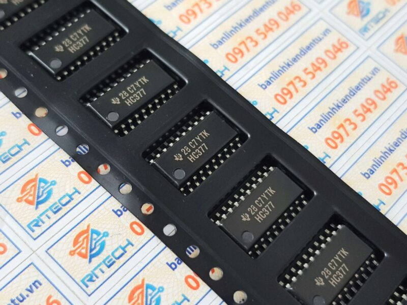 Alternative view of 74HC377D SOP20 5.2mm IC số