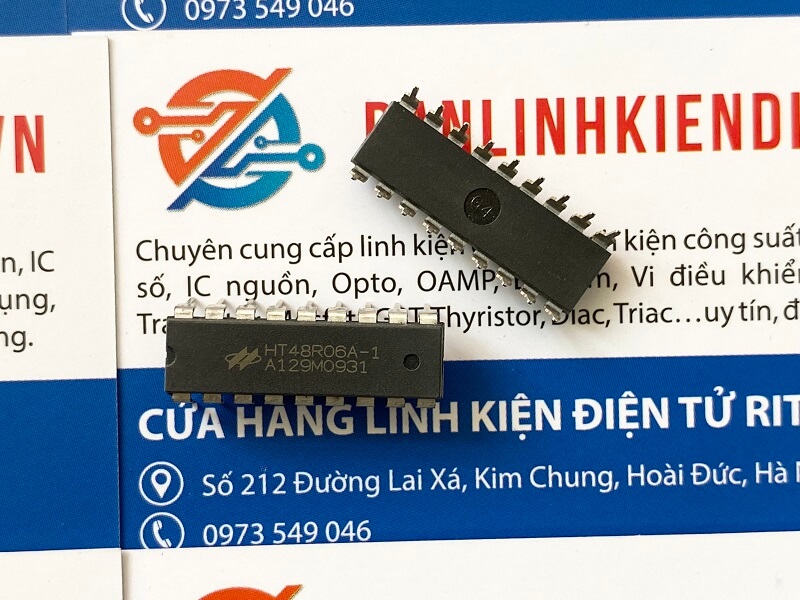 Alternative view of IC HT48R06A-1, HT48R06A Chuyên Dụng DIP-18