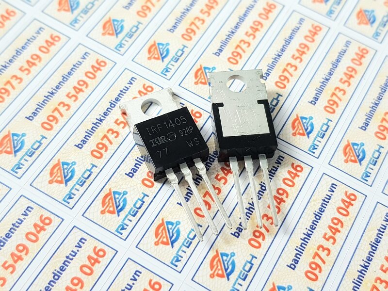 Alternative view of IRF1405 1405 Mosfet Kênh-N 55V 169A TO-220