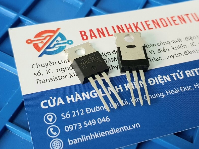 IRF3205 IRF3205Z Mosfet Kênh-N 110A/55V TO-220 chính hãng (nhập khẩu)