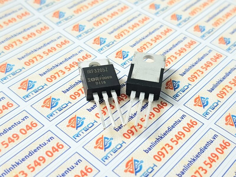 Alternative view of IRF3205Z IRF3205 Mosfet Kênh-N 110A/55V TO-220