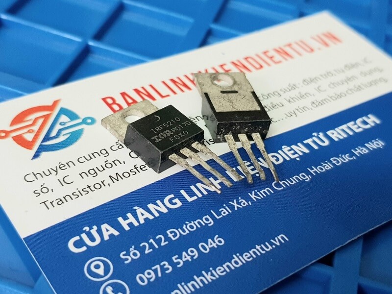IRF5210 Mosfet Kênh-P 100V 40A TO-220 (Tháo máy)