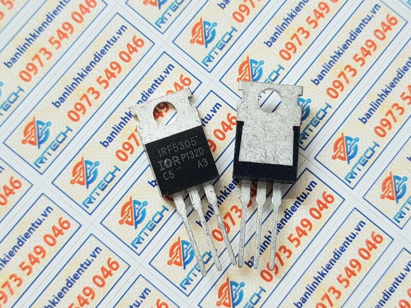 IRF5305 5305 Mosfet Kênh-P 55V 31A TO-220 - Ảnh 2