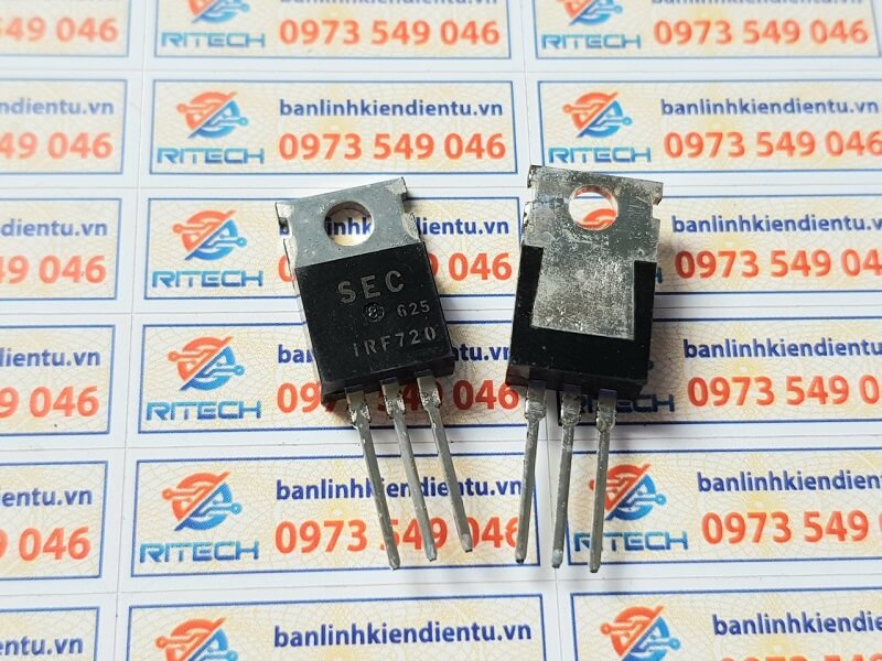 IRF720 Mosfet Kênh-N 400V/3.3A TO-220