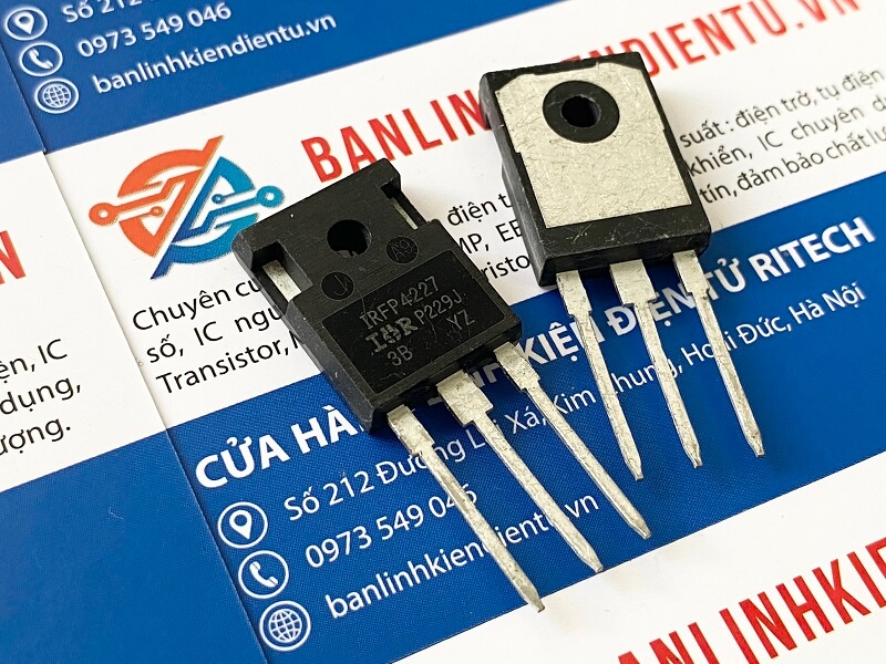 Alternative view of IRFP4227 Mosfet Kênh N 65A 200V TO-247