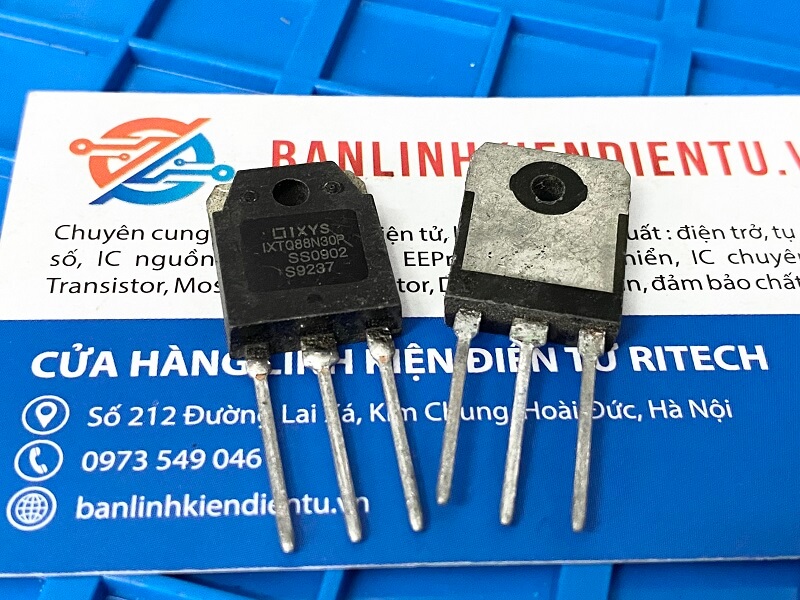 Alternative view of IXTQ88N30P Mosfet Kênh-N 88A 300V TO-3P (tháo máy)