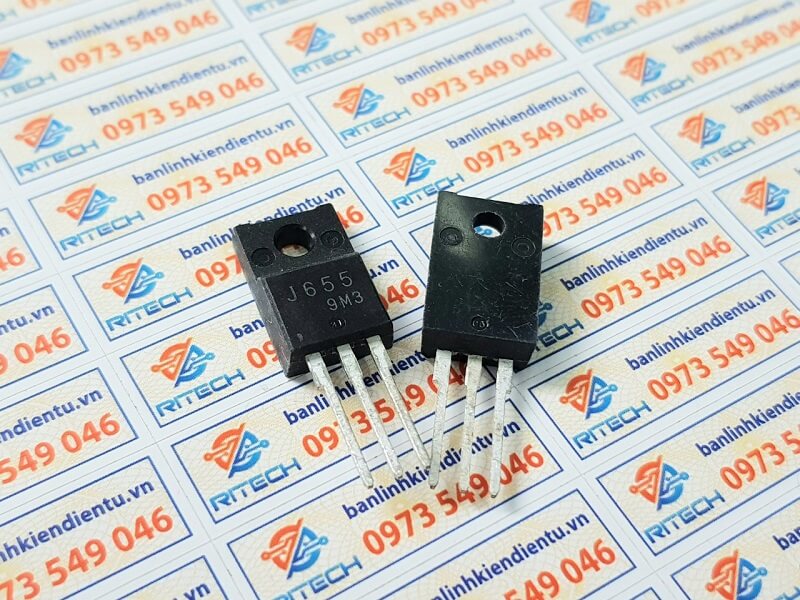 J655 2SJ655 Mosfet Kênh-P 100V/12A TO-220F