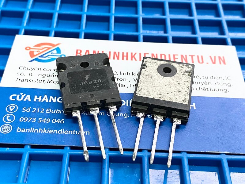 Alternative view of J6920 Transistor NPN 20A 1700V TO-3PL (tháo máy)
