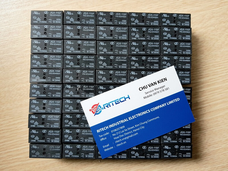 Alternative view of Relay Rơ le JQX-115F 012-2ZS4 (551) 12V 8A 8 chân