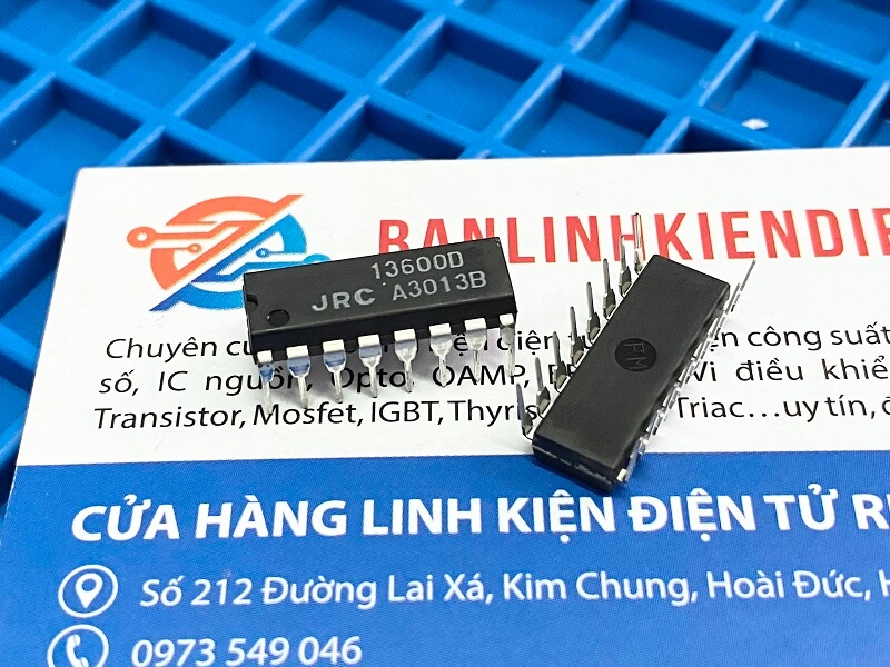 JRC13600D, NJM13600D, 13600D Dual operational DIP-16