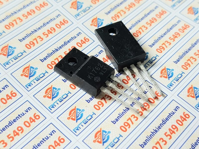 K1762, 2SK1762 Mosfet Kênh-N 12A/250V TO-220