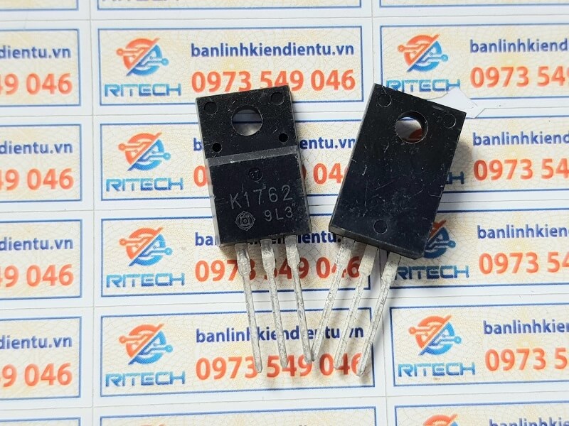 K1762, 2SK1762 Mosfet Kênh-N 12A/250V TO-220 - Ảnh 2