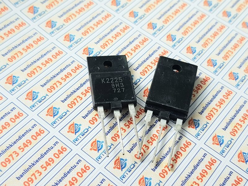 Alternative view of K2225, 2SK2225 Mosfet Kênh-N 1500V/2A TO-3P