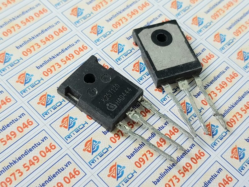 K25T120, IKW25N120T IGBT 25A/1200V TO-3P Tháo Máy - Ảnh 8