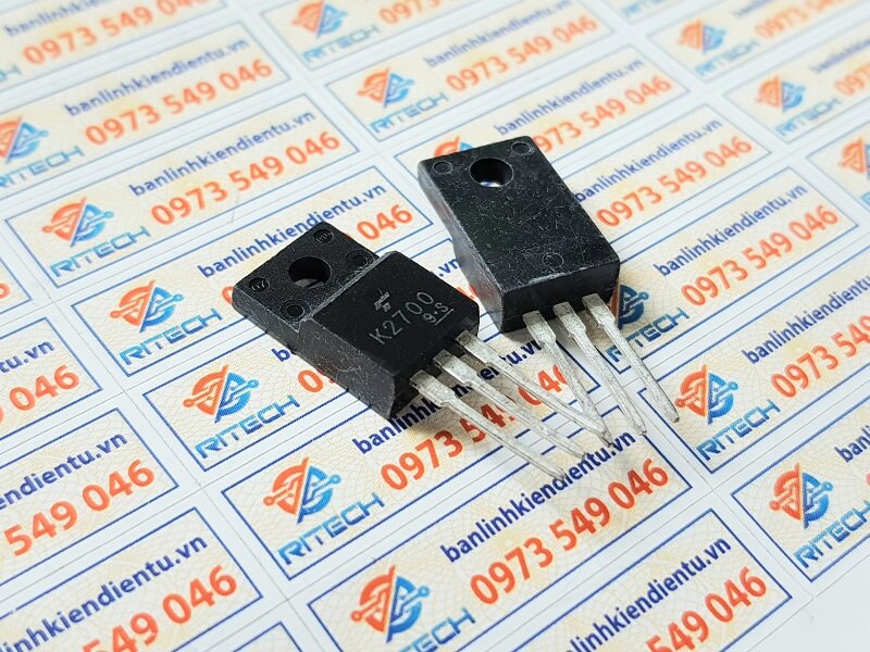 K2700, 2SK2700 Mosfet Kênh N 3A-900V TO-220