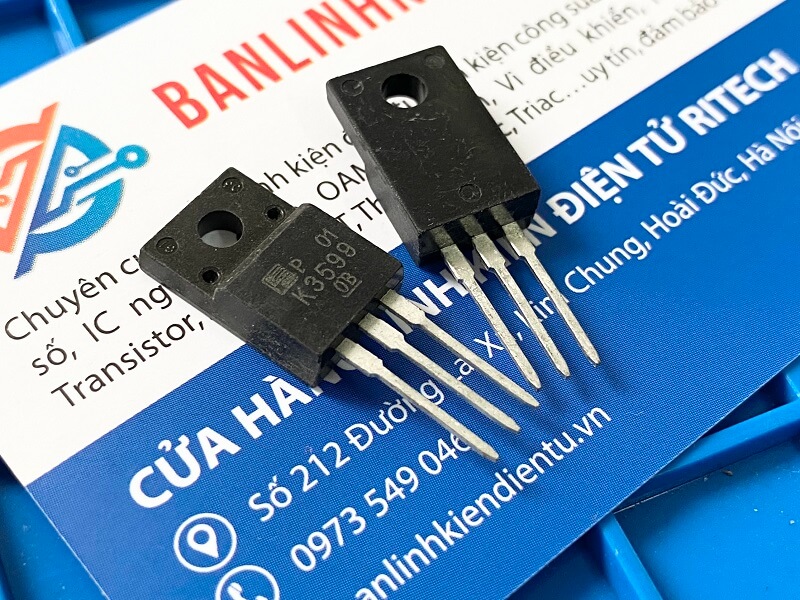 K3599, 2SK3599 Mosfet Kênh-N 100V/29A TO-220F