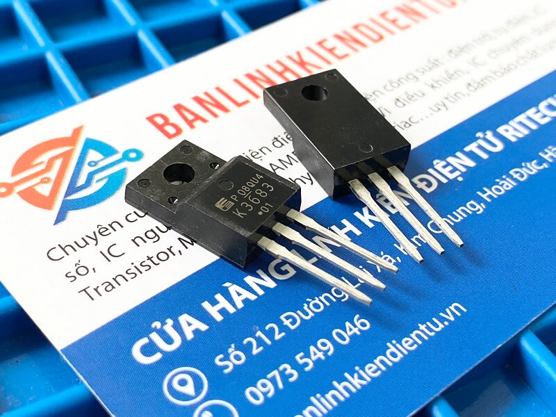 K3683, 2SK3683 Mosfet Kênh-N 19A 500V TO-220F15R