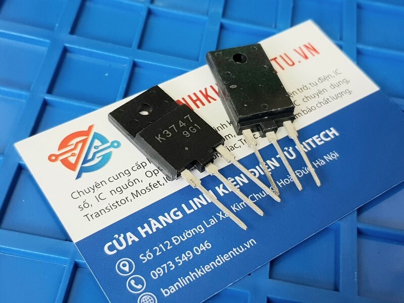 K3747, 2SK3747 Mosfet Kênh-N 2A/1500V TO-3PF-3L