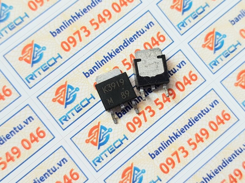 K3919, 2SK3919 Mosfet Kênh-N 25V/64A TO-252