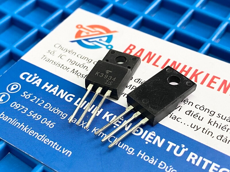 K3934, 2SK3934 Mosfet Kênh-N 15A/500V TO-220