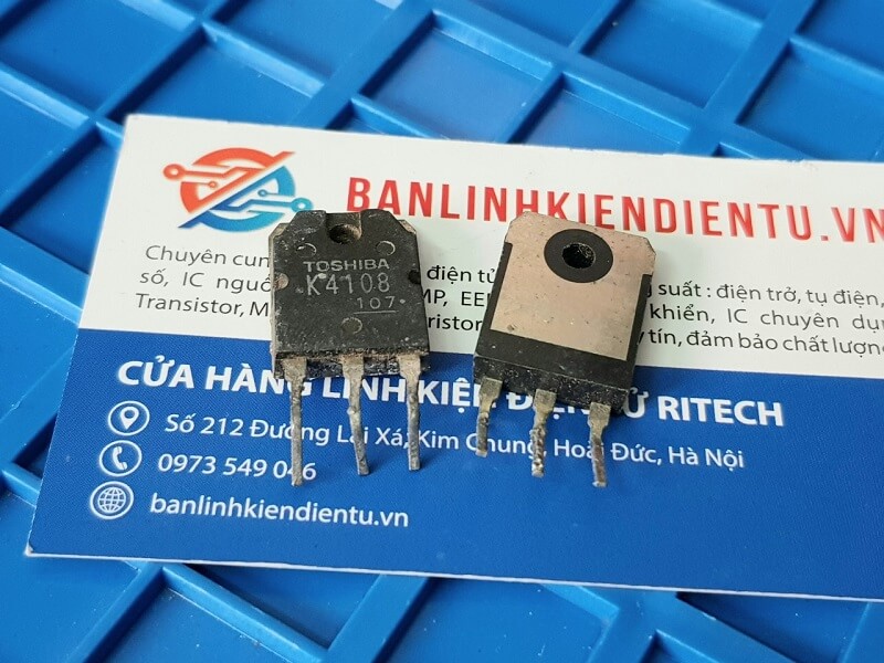 Alternative view of K4108 2SK4108 Mosfet Kênh N 20A 500V TO-3P (Tháo máy)