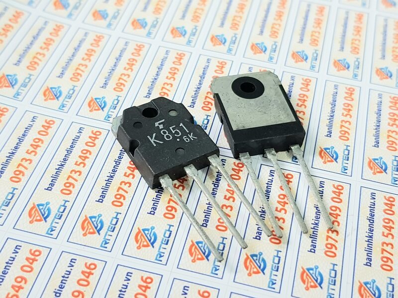 K851 2SK851 Mosfet Kênh N 30A 200V TO-3PI