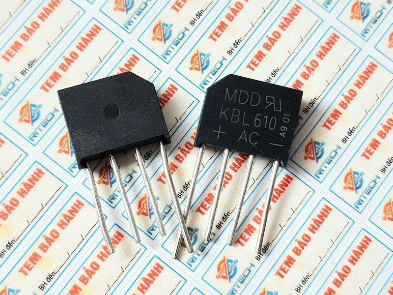 Diode cầu KBL610 6A 1000V