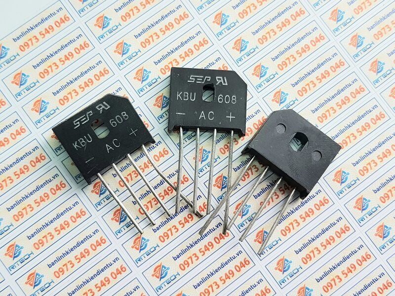 KBU608, KBU608G Diode Cầu 6A/800V