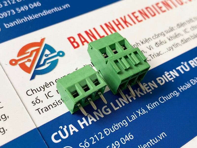 Domino 2 tầng KF128HL-3.5 loại 3P (khoảng cách chân 3.5mm)
