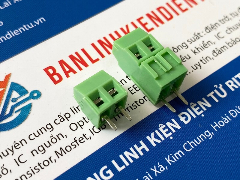 Domino 2 tầng KF128HL-3.81 loại 2P (khoảng cách chân 3.81mm)