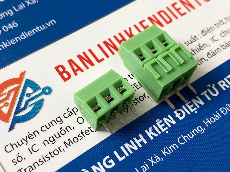 Domino 2 tầng KF128HL-3.81 loại 3P (khoảng cách chân 3.81mm)