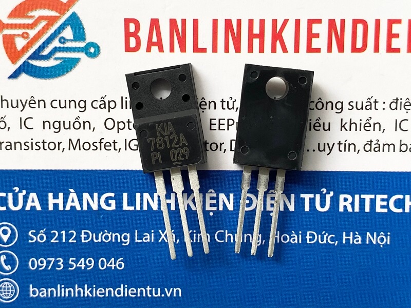 10PCS/LOT new original KIA7812API KIA7812A L7812CV TO 220F in stock