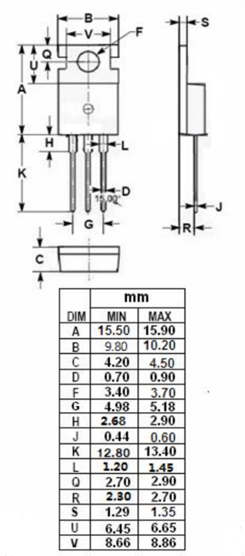 IRF3710 Mosfet Kênh-N 57A/100V TO-220 (Tháo Máy)