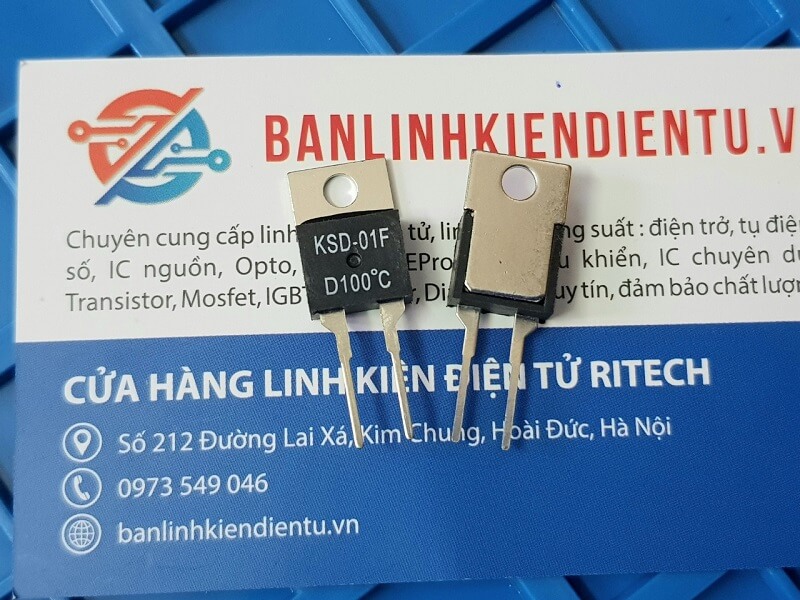 IC Điều Khiển Nhiệt -Thermostat KSD-01F-D-100 ĐỘ TO-220 Mới Chính Hãng 100%