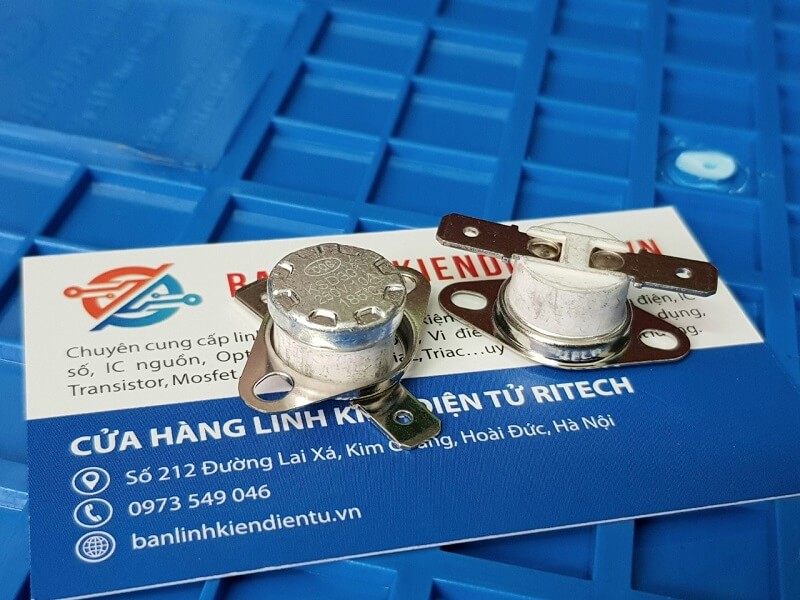 Relay nhiệt KSD301 185 độ 10A 250V thường đóng