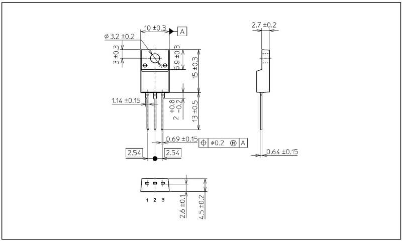 Kích thước chân TO220