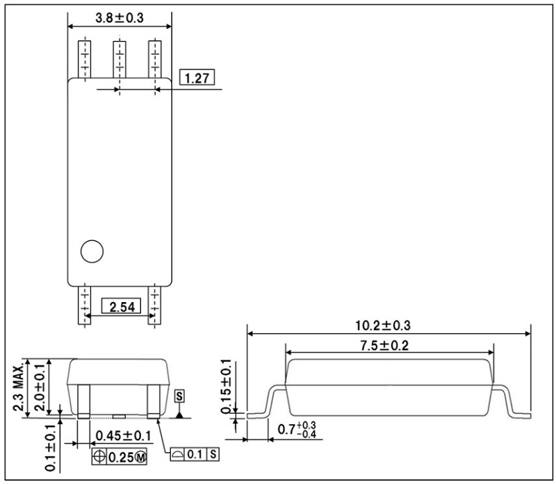 Kích thước của Opto PS9031